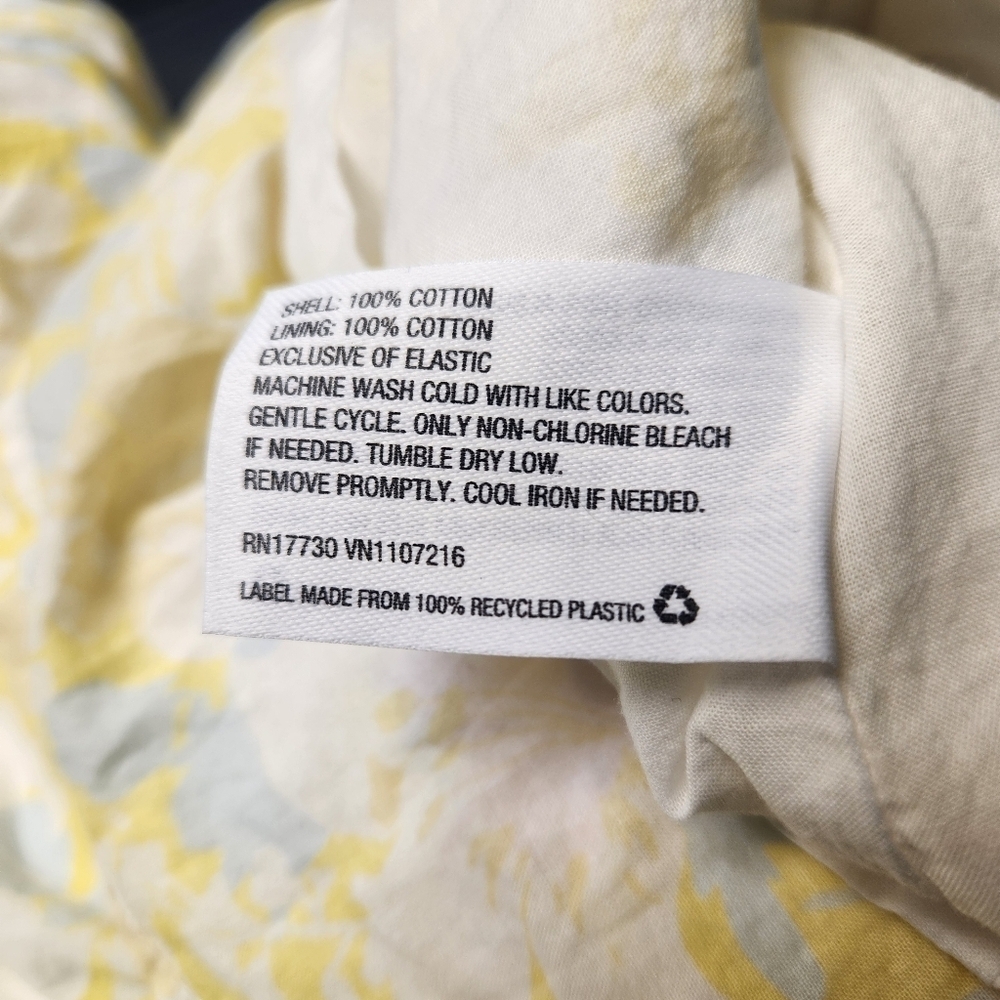 The Nines by HATCH Tank Maternity Dress Yellow Floral Sz. M - Picture 6 of 8